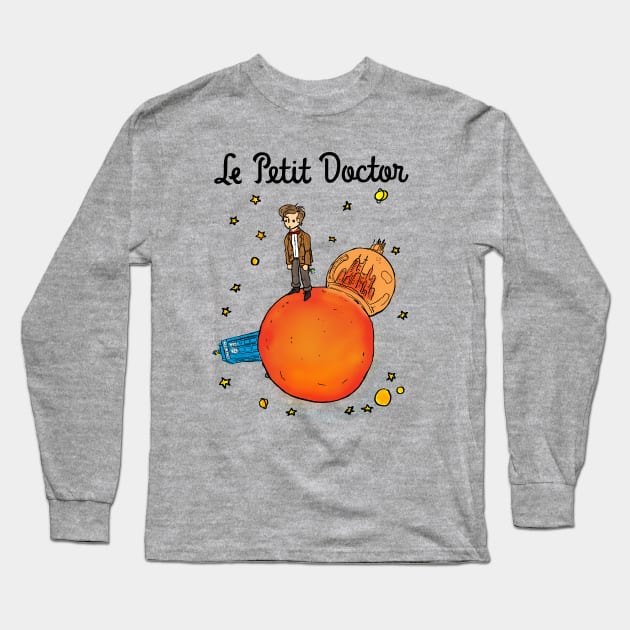 The Little Doctor Long Sleeve T-Shirt by VintageTeeShirt